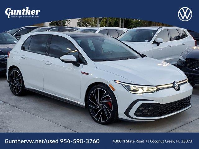 used 2024 Volkswagen Golf GTI car, priced at $35,998