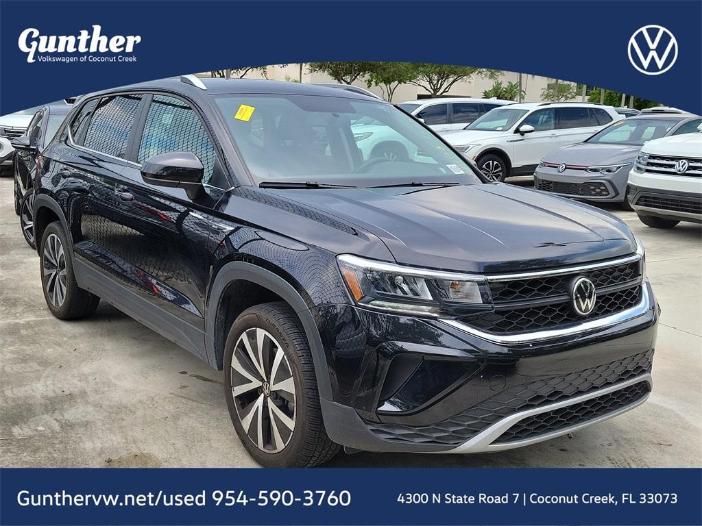 used 2022 Volkswagen Taos car, priced at $20,377