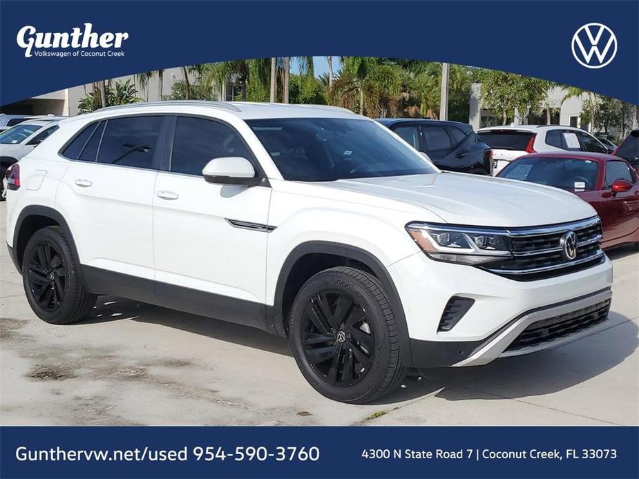 used 2022 Volkswagen Atlas Cross Sport car, priced at $27,677