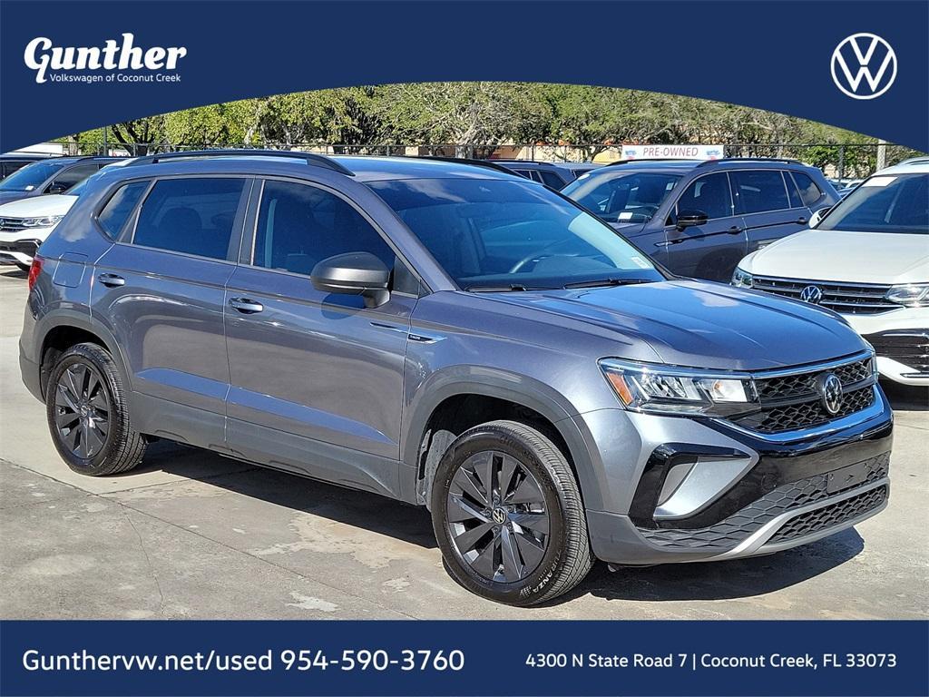 used 2024 Volkswagen Taos car, priced at $19,677