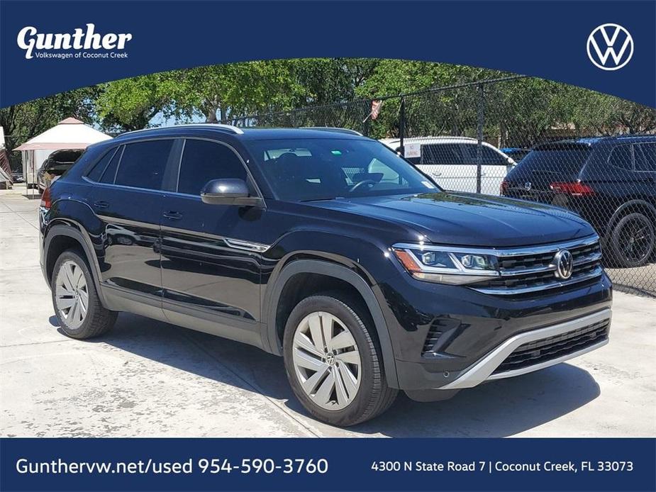 used 2021 Volkswagen Atlas Cross Sport car, priced at $26,577