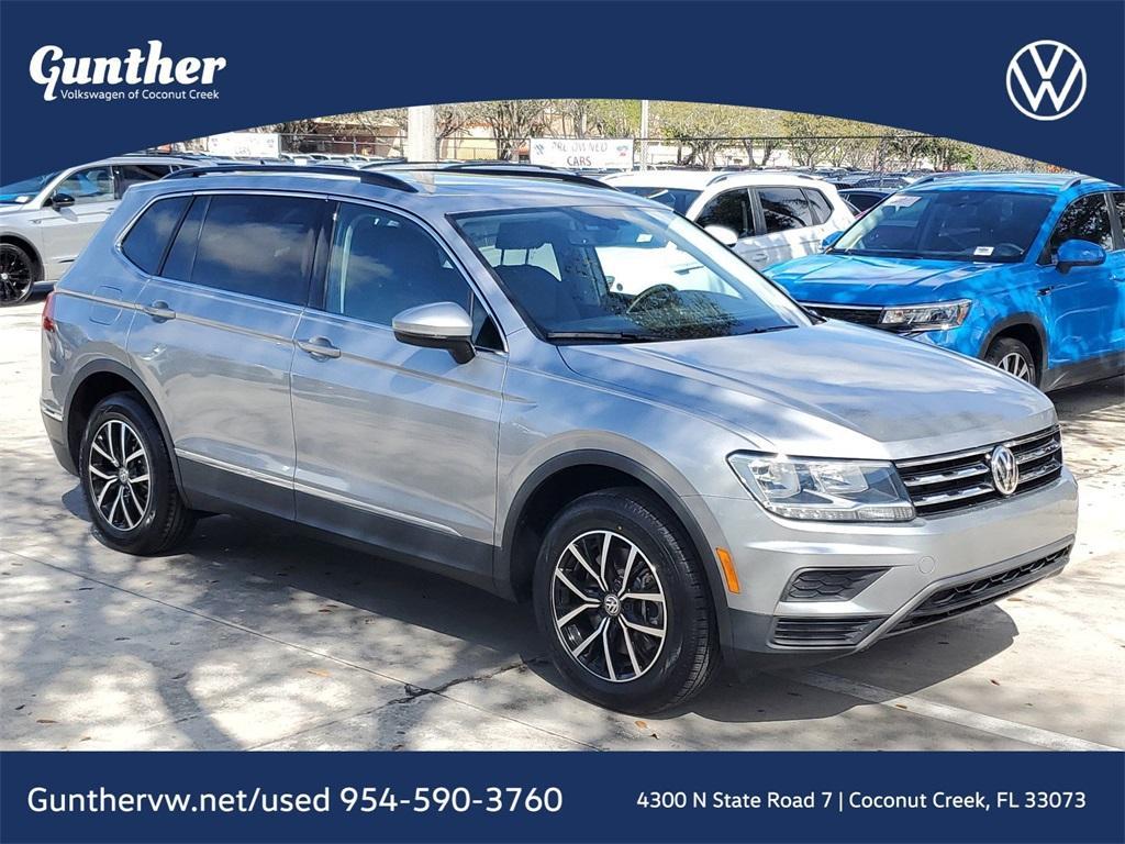 used 2021 Volkswagen Tiguan car, priced at $19,998