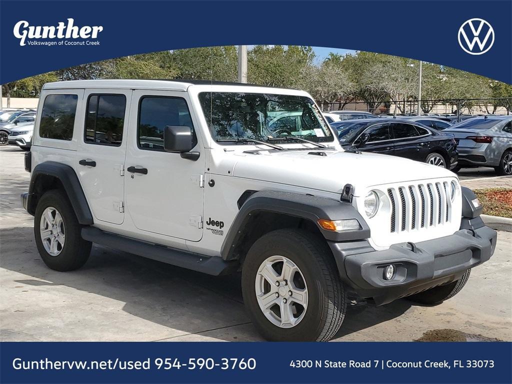 used 2021 Jeep Wrangler Unlimited car, priced at $29,898