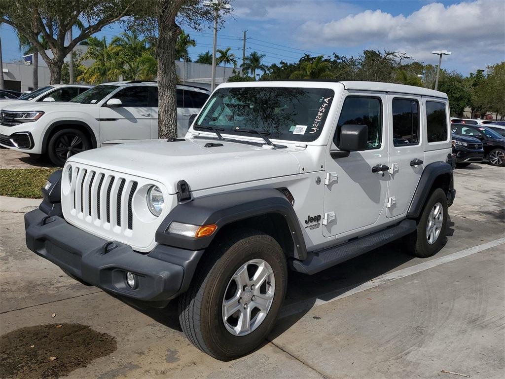 used 2021 Jeep Wrangler Unlimited car, priced at $29,898