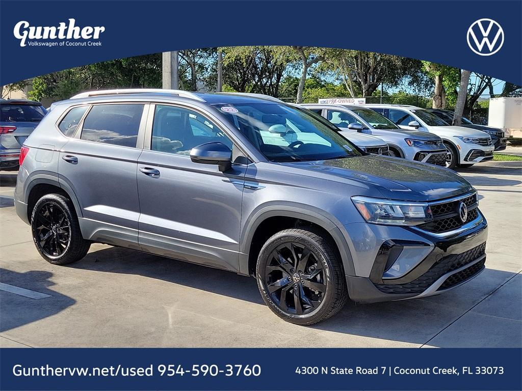 used 2022 Volkswagen Taos car, priced at $19,477