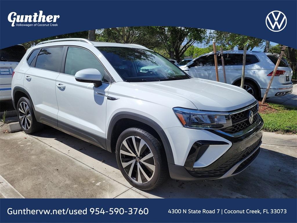used 2024 Volkswagen Taos car, priced at $22,998