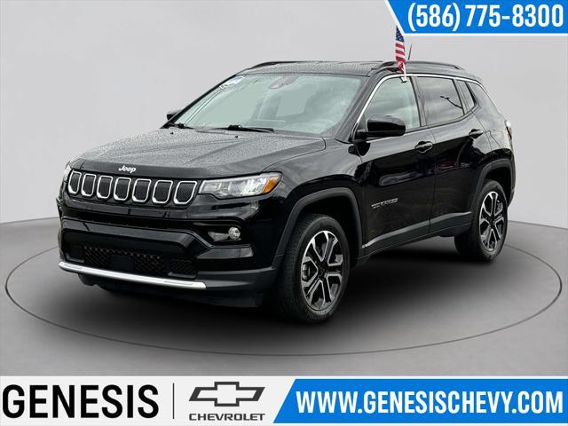 used 2022 Jeep Compass car, priced at $21,995