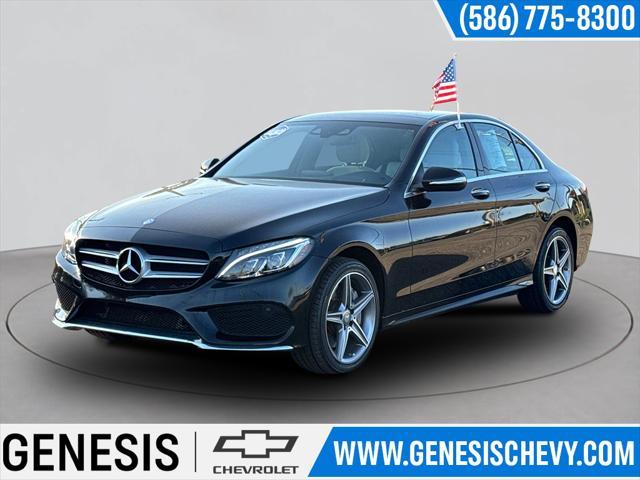 used 2015 Mercedes-Benz C-Class car, priced at $18,885