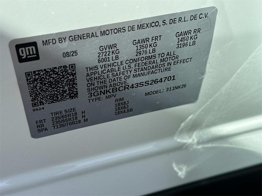 new 2025 Chevrolet Blazer car, priced at $35,417