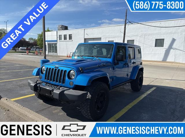 used 2014 Jeep Wrangler Unlimited car, priced at $17,595