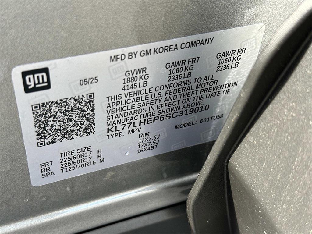 new 2025 Chevrolet Trax car, priced at $23,454