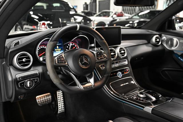 used 2018 Mercedes-Benz AMG C 63 car, priced at $59,995