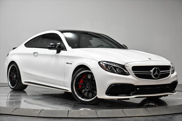 used 2018 Mercedes-Benz AMG C 63 car, priced at $58,995