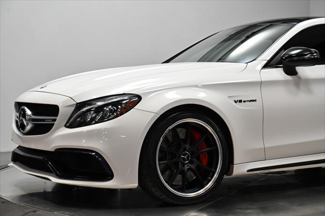 used 2018 Mercedes-Benz AMG C 63 car, priced at $58,995