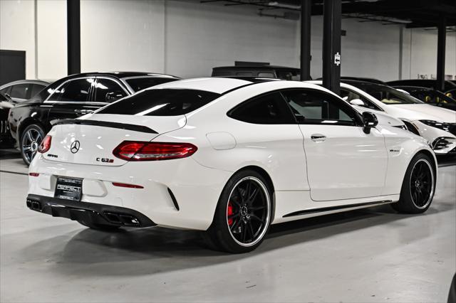 used 2018 Mercedes-Benz AMG C 63 car, priced at $59,995
