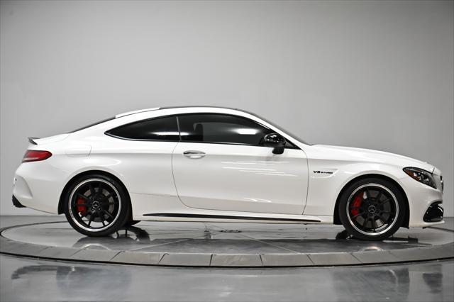 used 2018 Mercedes-Benz AMG C 63 car, priced at $58,995