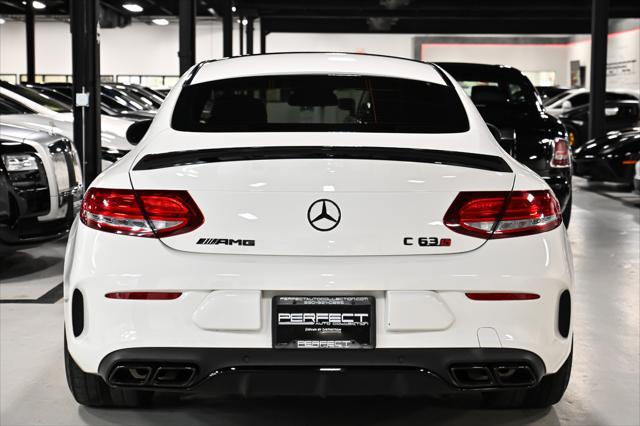 used 2018 Mercedes-Benz AMG C 63 car, priced at $59,995