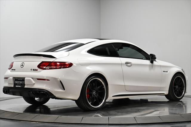 used 2018 Mercedes-Benz AMG C 63 car, priced at $58,995