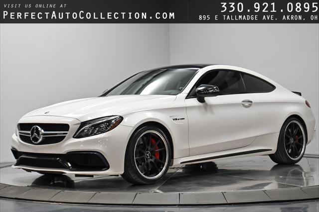 used 2018 Mercedes-Benz AMG C 63 car, priced at $58,995