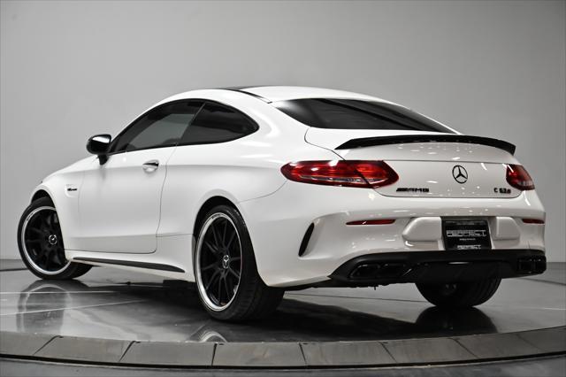 used 2018 Mercedes-Benz AMG C 63 car, priced at $58,995
