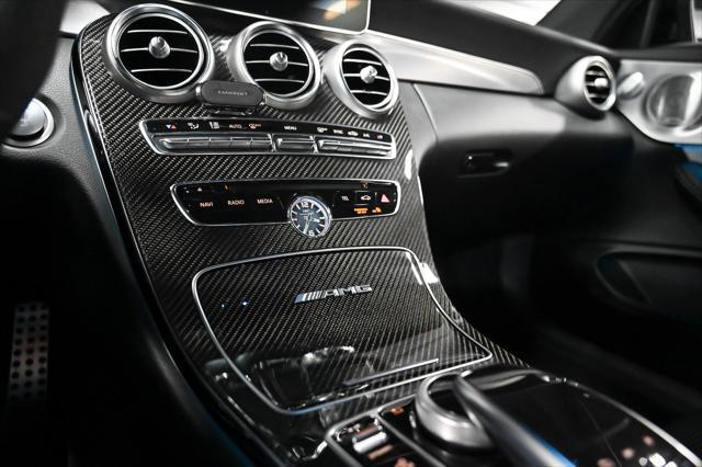 used 2018 Mercedes-Benz AMG C 63 car, priced at $59,995