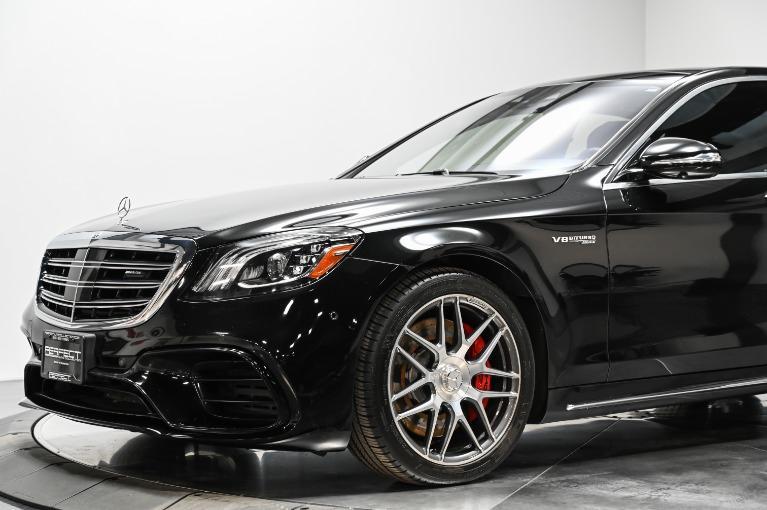 used 2018 Mercedes-Benz AMG S 63 car, priced at $84,995