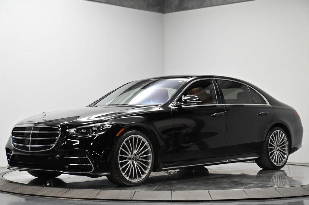 used 2022 Mercedes-Benz S-Class car, priced at $79,995