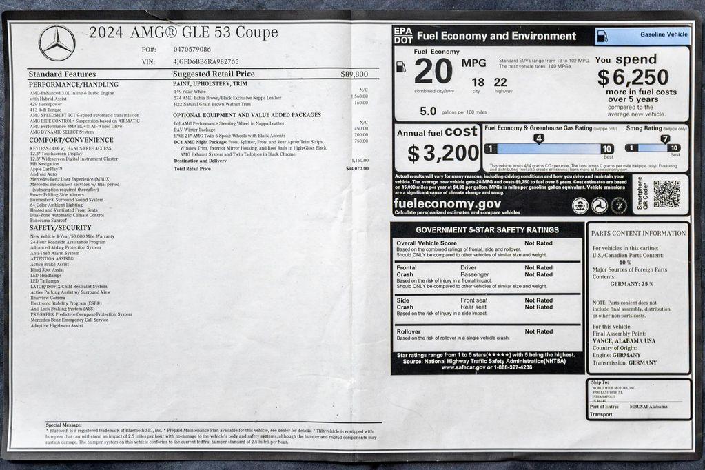 used 2024 Mercedes-Benz AMG GLE 53 car