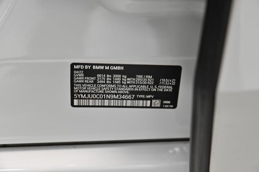 used 2022 BMW X5 M car, priced at $81,495
