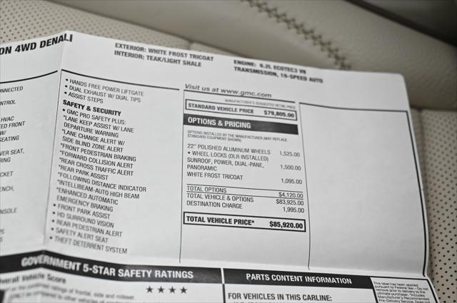 used 2024 GMC Yukon car, priced at $79,995