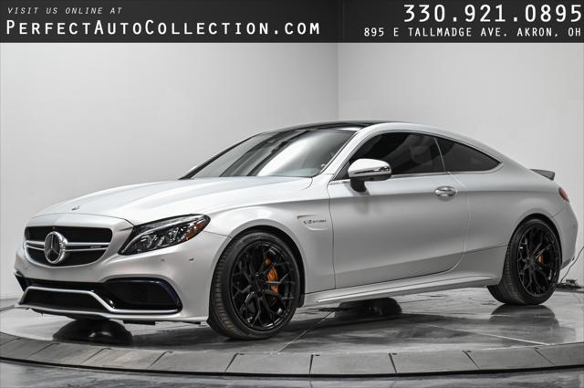 used 2018 Mercedes-Benz AMG C 63 car, priced at $63,995