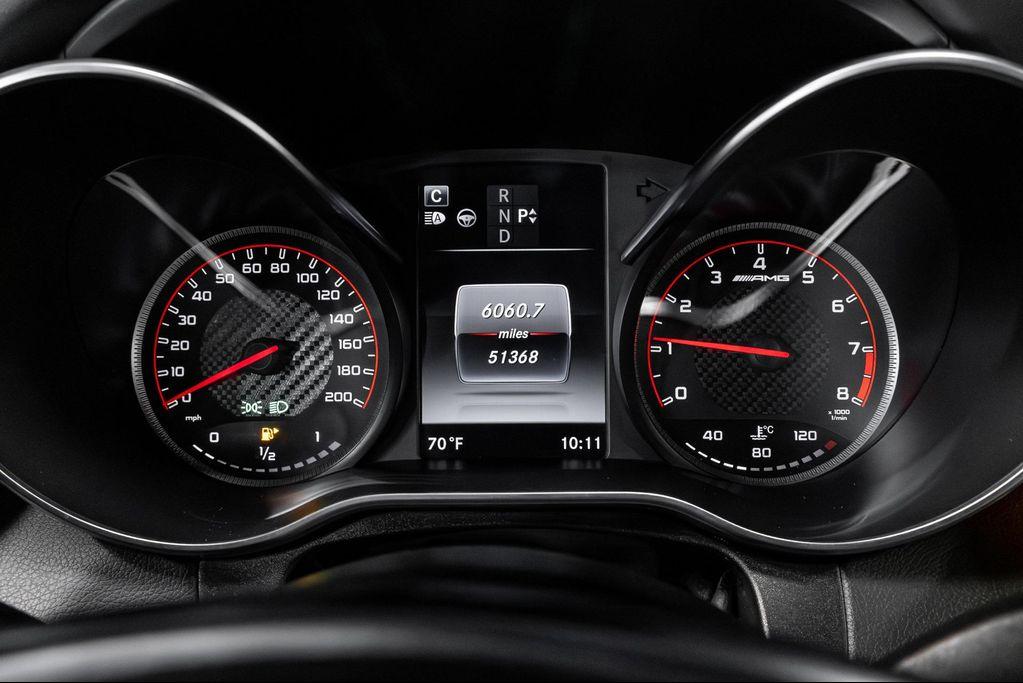 used 2017 Mercedes-Benz AMG C 63 car, priced at $44,995