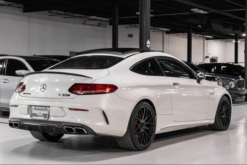 used 2017 Mercedes-Benz AMG C 63 car, priced at $44,995