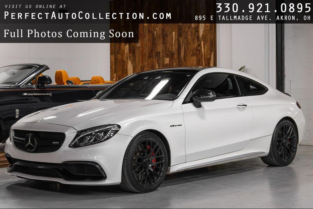used 2017 Mercedes-Benz AMG C 63 car, priced at $44,995