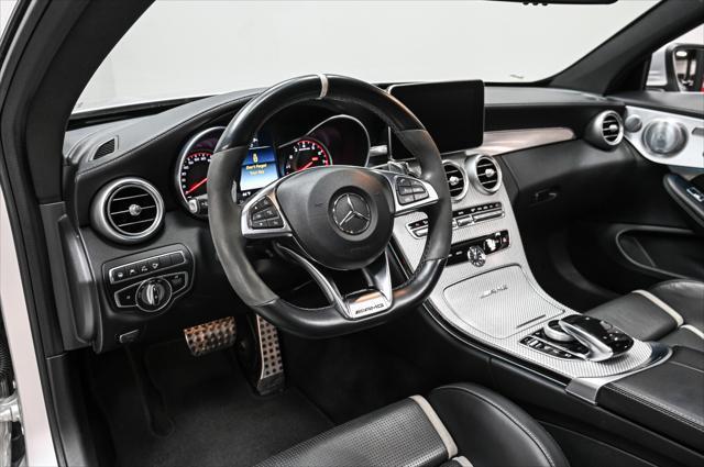used 2018 Mercedes-Benz AMG C 63 car, priced at $58,995