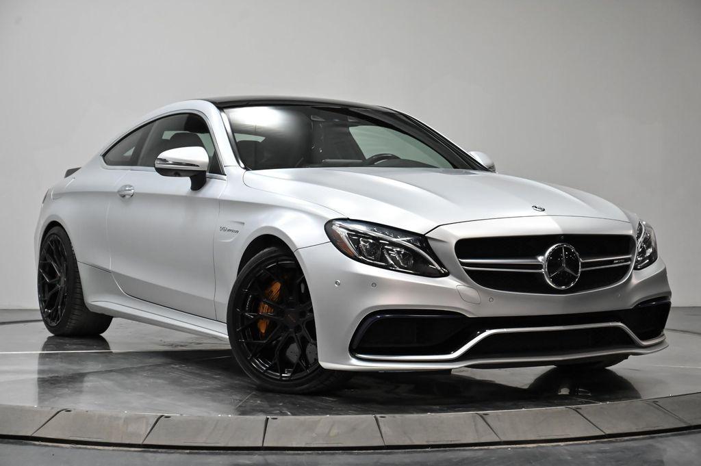 used 2018 Mercedes-Benz AMG C 63 car, priced at $57,345