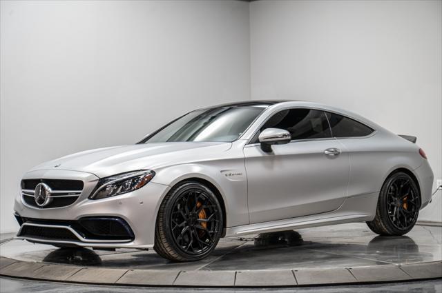 used 2018 Mercedes-Benz AMG C 63 car, priced at $58,995