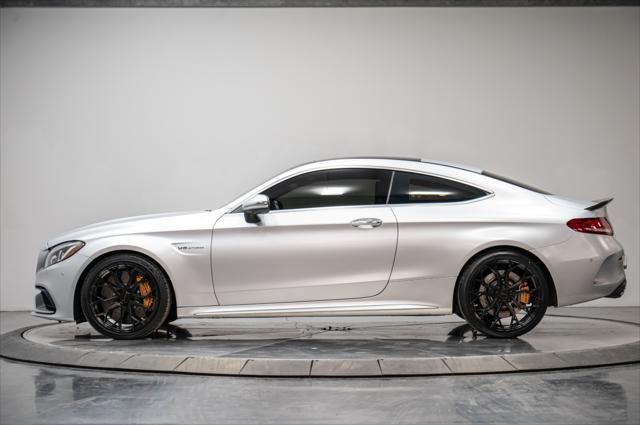 used 2018 Mercedes-Benz AMG C 63 car, priced at $58,995