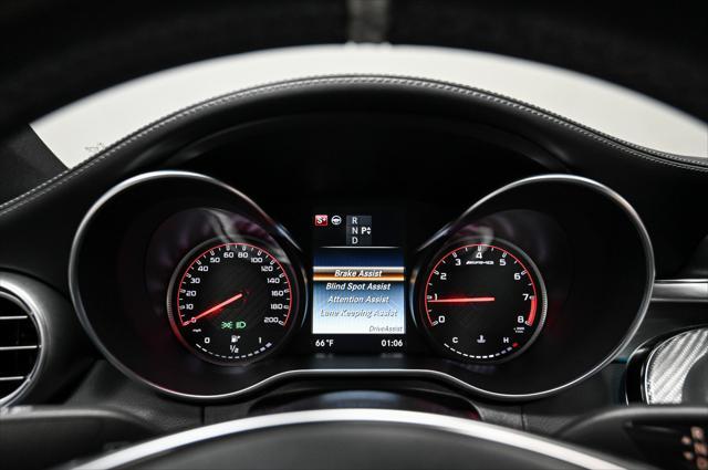 used 2018 Mercedes-Benz AMG C 63 car, priced at $58,995