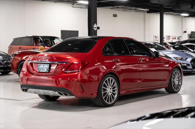 used 2018 Mercedes-Benz AMG C 43 car, priced at $36,495