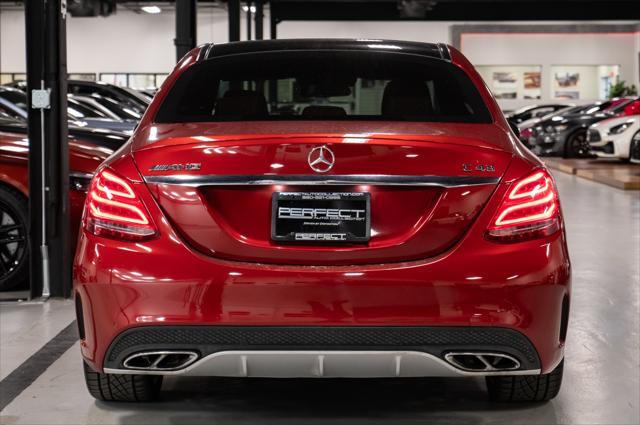 used 2018 Mercedes-Benz AMG C 43 car, priced at $36,495