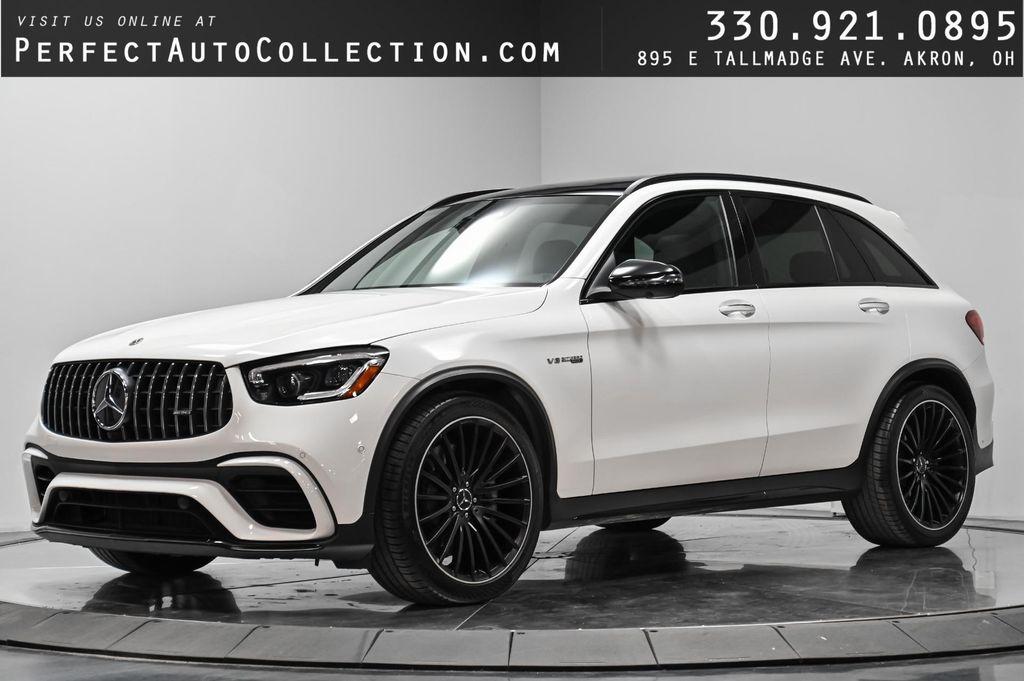 used 2021 Mercedes-Benz AMG GLC 63 car, priced at $57,995