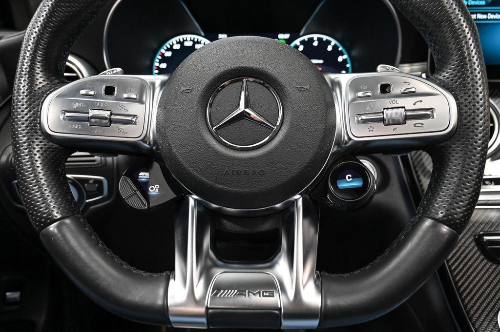 used 2021 Mercedes-Benz AMG GLC 63 car, priced at $57,995