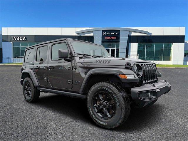 used 2021 Jeep Wrangler Unlimited car, priced at $28,400