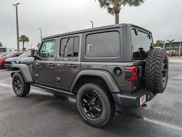 used 2021 Jeep Wrangler Unlimited car, priced at $28,400