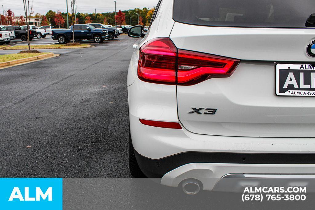 used 2021 BMW X3 car, priced at $27,420