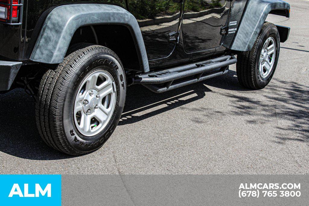 used 2017 Jeep Wrangler Unlimited car, priced at $22,420