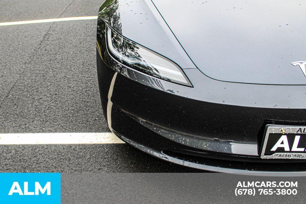 used 2024 Tesla Model 3 car, priced at $31,460