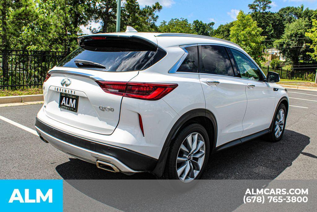 used 2022 INFINITI QX50 car, priced at $27,920