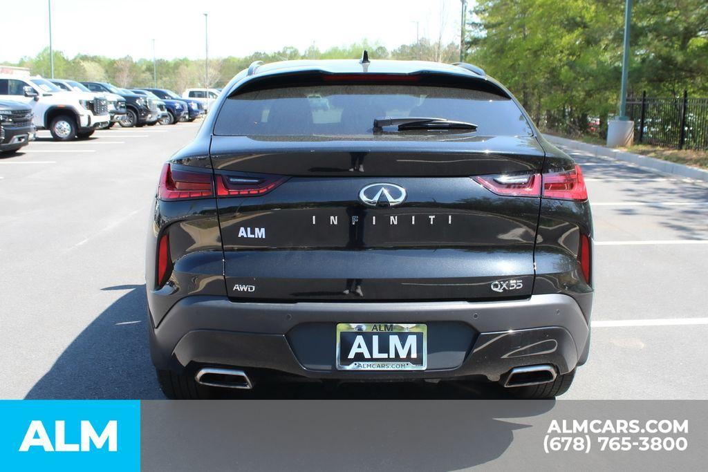 used 2022 INFINITI QX55 car, priced at $29,460